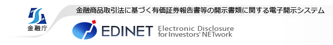 金融庁の電子開示システムEDINET